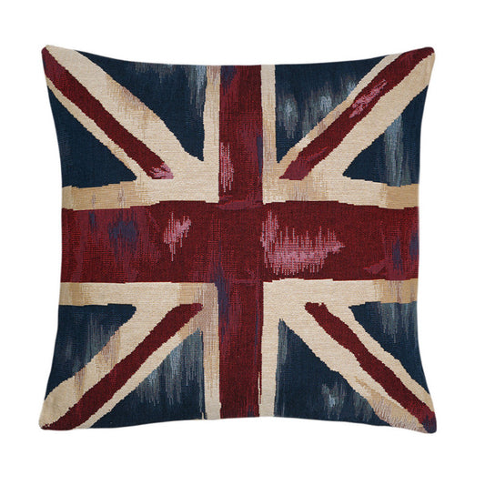 Gobelin Kissenhülle Union Jack – 45×45 cm, Belgien, Flaggenmotiv
