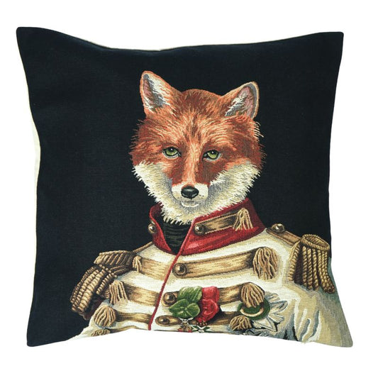Gobelin Kissen Fuchs in Paradeuniform
