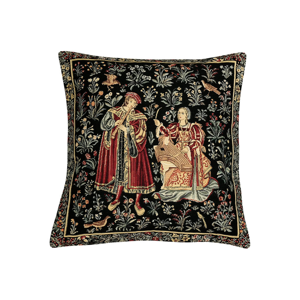 Gobelin Kissenhülle Das Musizieren 33x33 cm