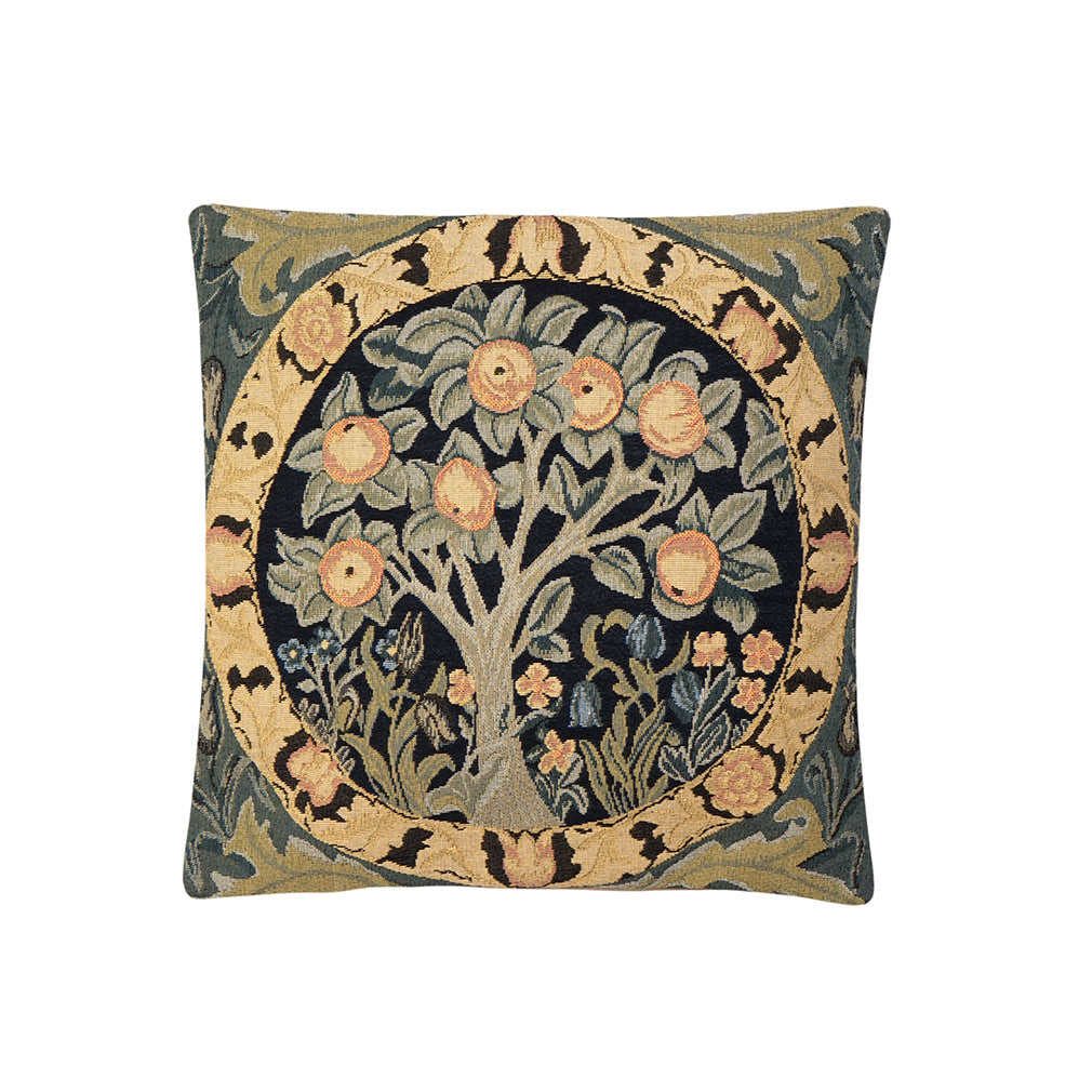 Kissenhülle Gobelin 33 x 33 Orangenbaum nach William Morris