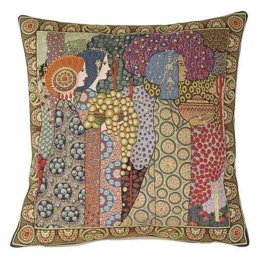 Kissenhülle „Aladin“ – Zecchin Motiv mit Goldfäden 45x45 cm