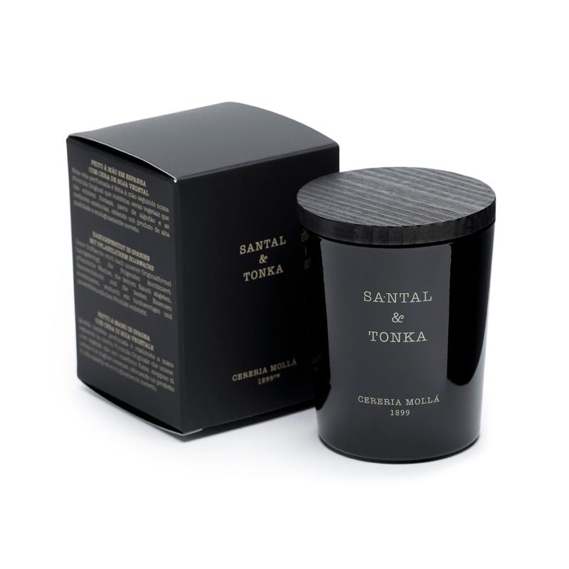 kleine Duftkerze im Glas Santal Tonka