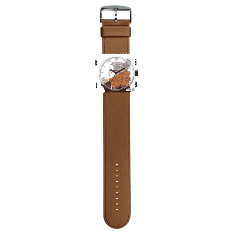 STAMPS Uhr komplett - Zifferblatt Downtime mit Armband Satin Copper Komplett classic