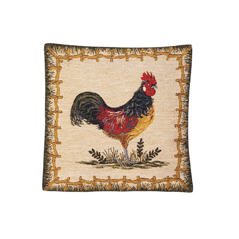Kissenhülle Gobelin 33 x 33 Motiv gallischer Hahn