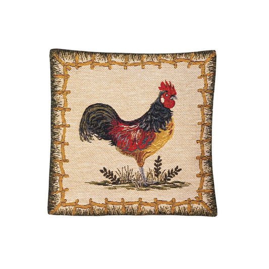 Kissenhülle Gobelin 33 x 33 Motiv gallischer Hahn