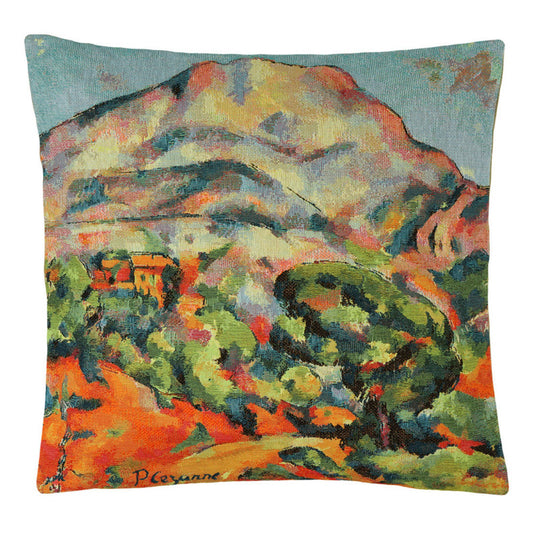 Kissenhülle The Mountains of Sainte-Victoire – Cézanne 45x45