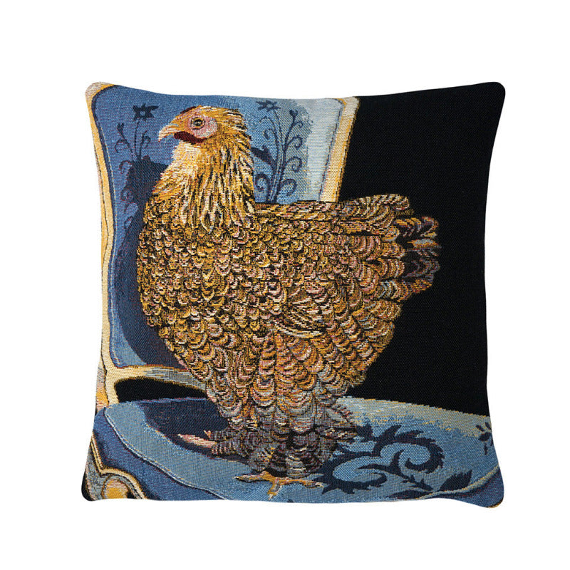 Kissenhülle Gobelin 33 x 33 Motiv Huhn
