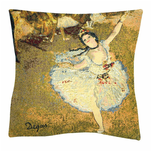 Kissenhülle Degas Tänzerin – Gobelin Kunstkissen 45x45 cm