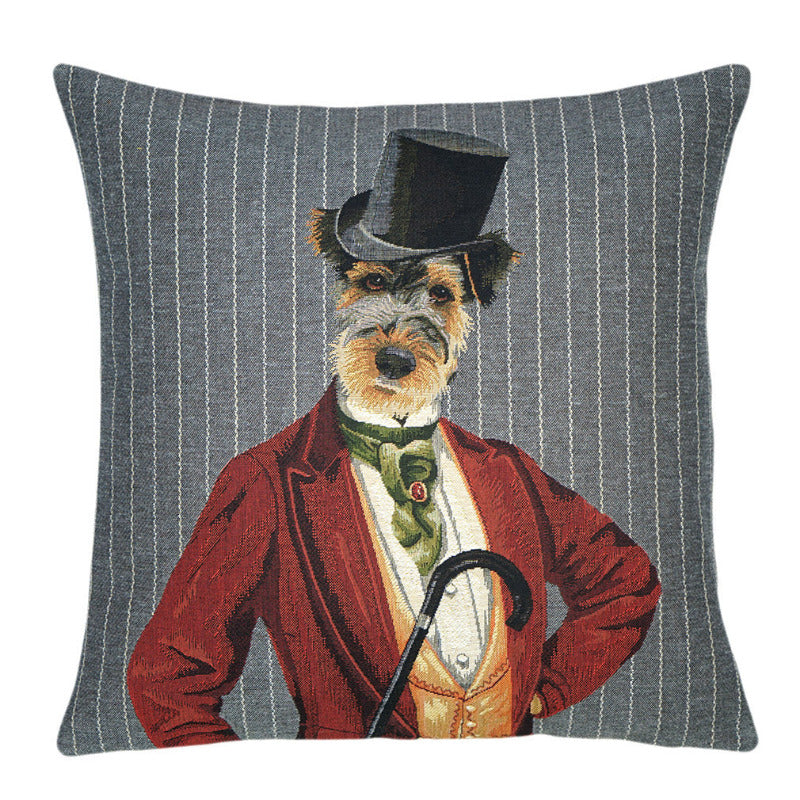 Gobelin Kissenhülle Dandy Terrier – 45×45 cm