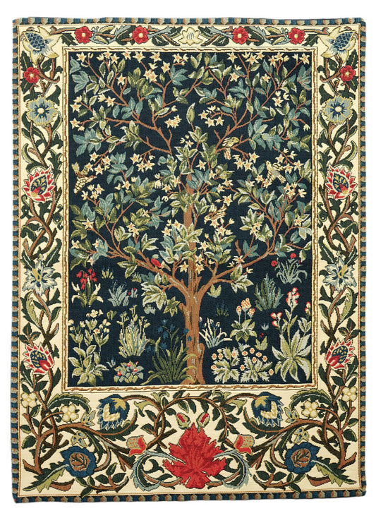 Gobelin Wandbehang „Lebensbaum“ nach William Morris. 60x45 cm, Belgien.