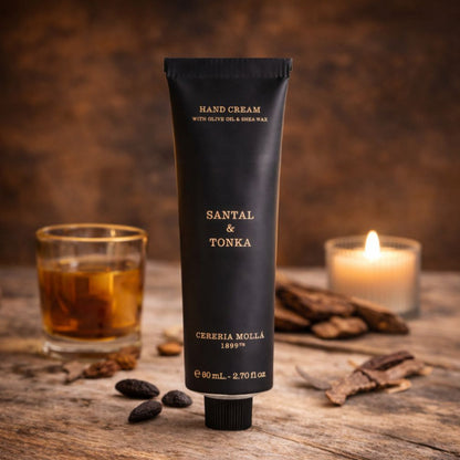 Molla Handcreme Tube Tonkabohnen und Gewürze
