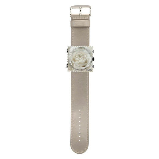 STAMPS komplette Ugr weiße Rose auf Armband glossy Titan