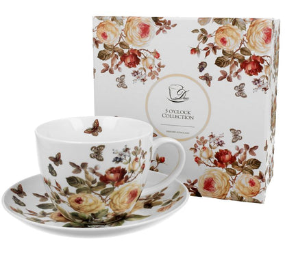 Jumbo Tasse mit Untertasse ZAHRA