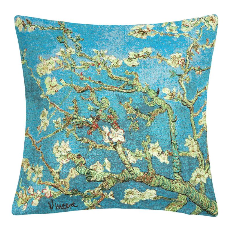 Gobelin Kissenhülle „Mandelblüte“ – Van Gogh 45x45 cm