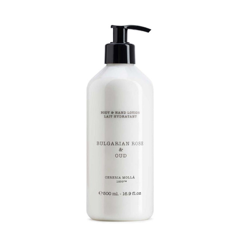 Handlotion im Spender Bulgarian Rose und Oud