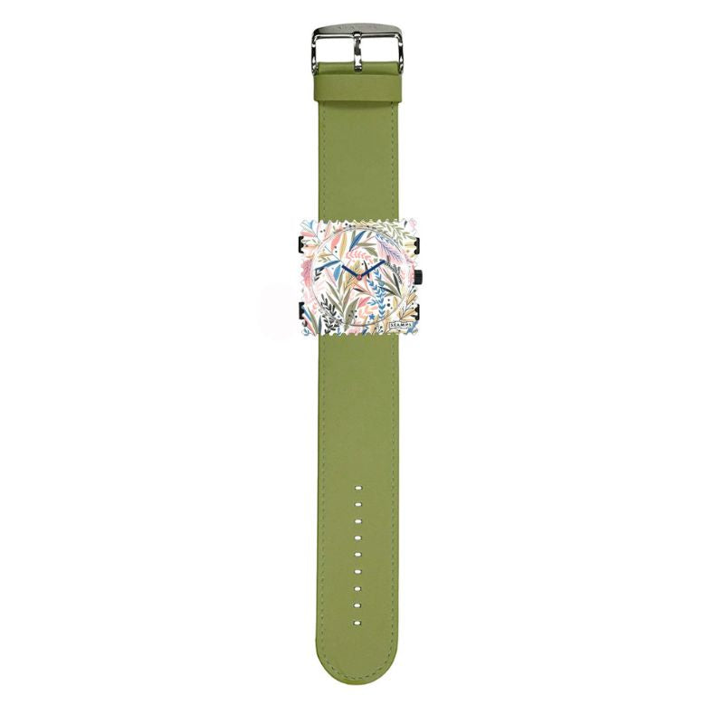 STAMPS komplette Uhr Zifferblatt Pattern Fern auf Armband army