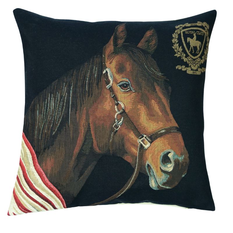 Kissen Gobelin Pferd