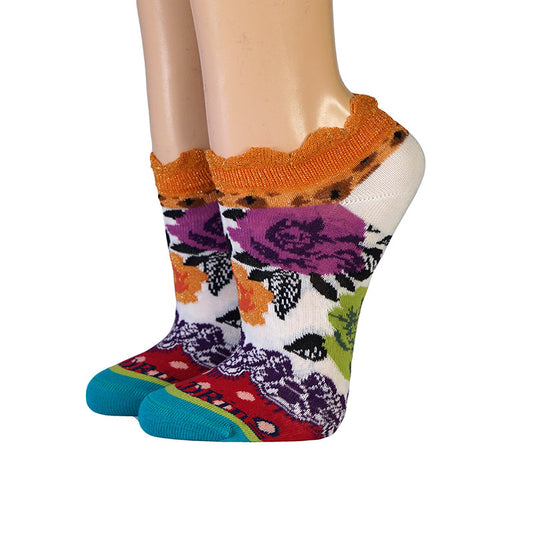 Sneakersocken Rosen