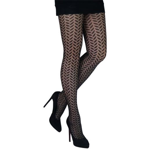 Sanpellegrino Feinstrumpfhose Dévoré black 20 DEN