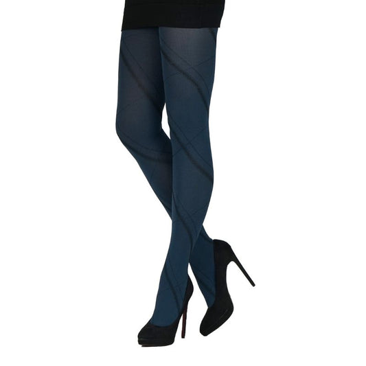 Sanpellegrino Strumpfhose Madras Cobalt 80 DEN