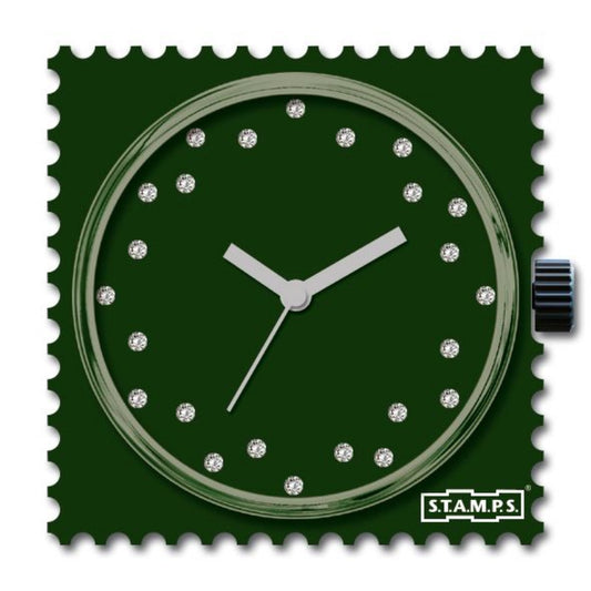 STAMPS Zifferblatt Diamond Dark green