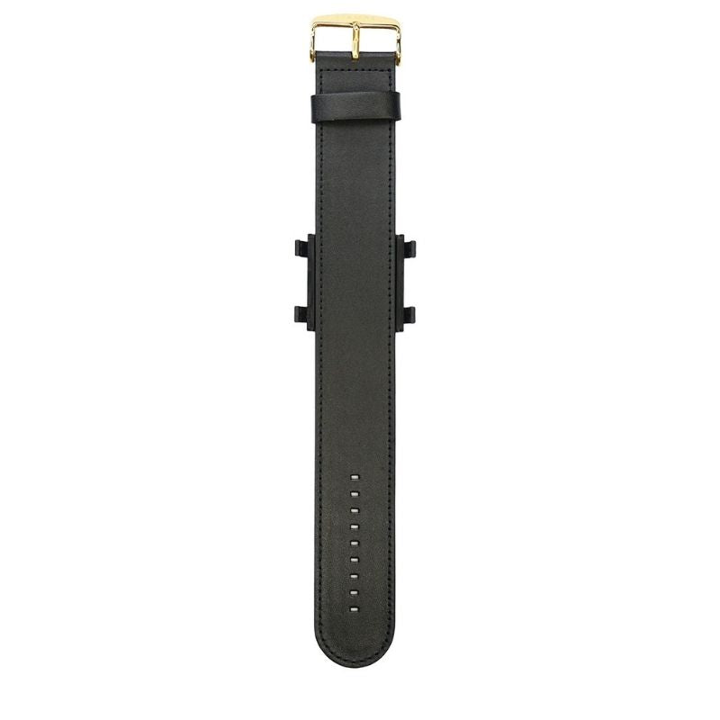 STAMPS Armband schwarz mit goldener Schließe