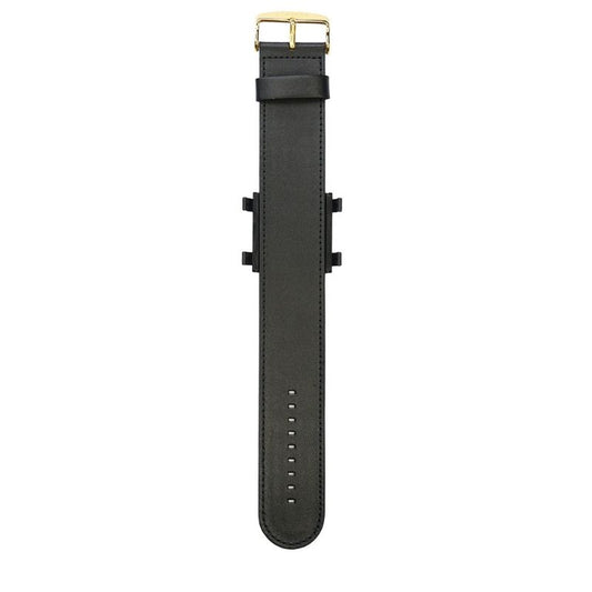 STAMPS Armband schwarz mit goldener Schließe