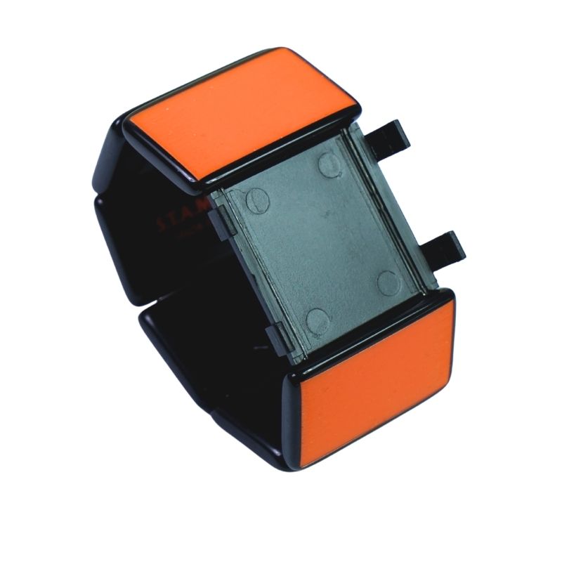 STAMPS Gliederarmband Orange-schwar