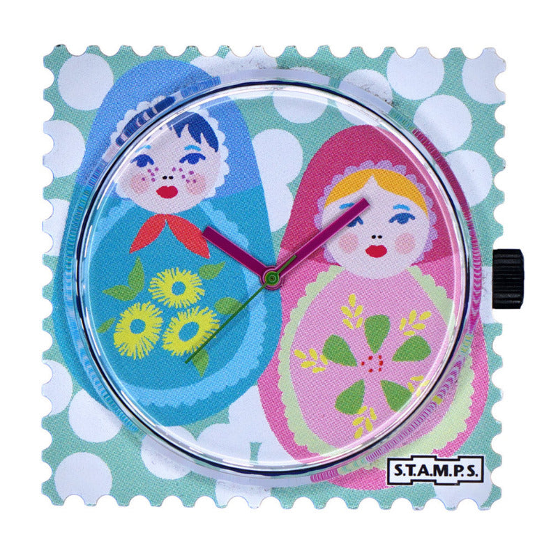 STAMPS Zifferblatt Motiv Matrioschka