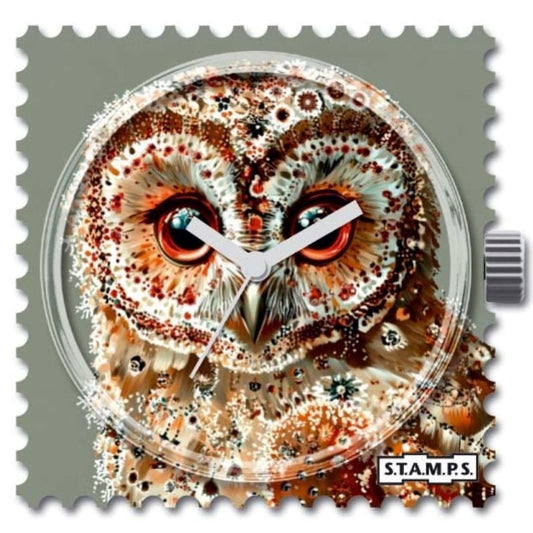 STAMPS Uhr Motiv Eule