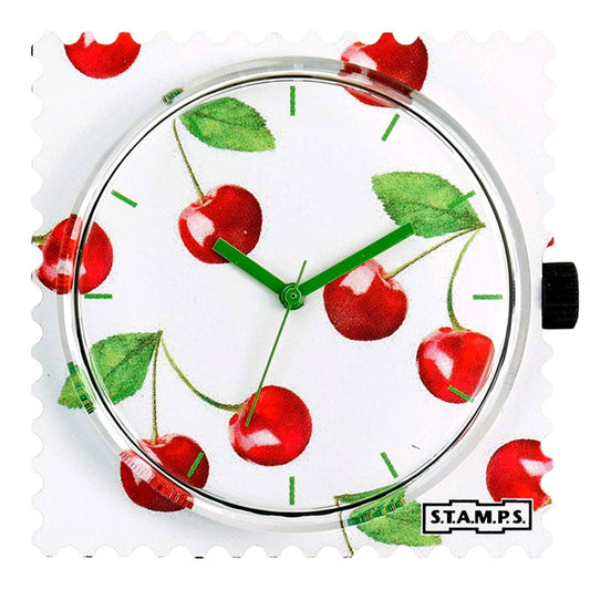 STAMPS Zifferblatt mit Kirschen
