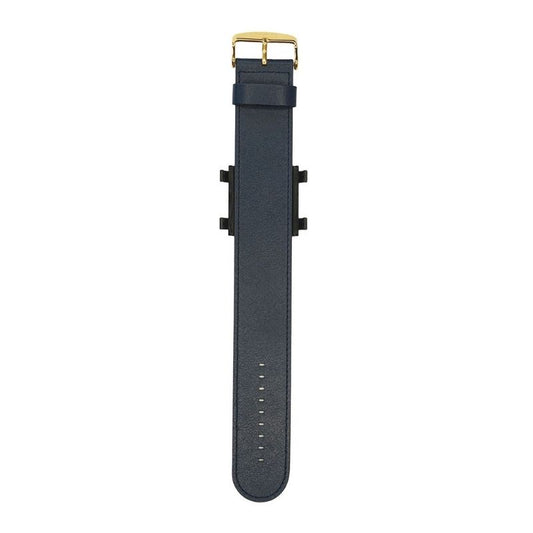 STAMPS Lederarmband dunkelblau goldene Schließe