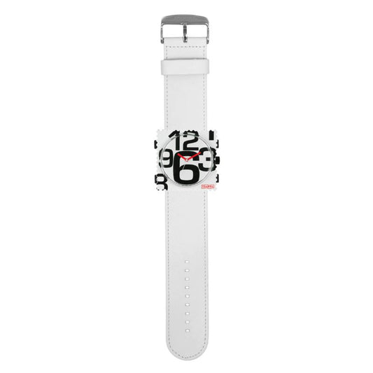 STAMPS komplette Uhrr weißes Armband mit Zifferblatt In good Times