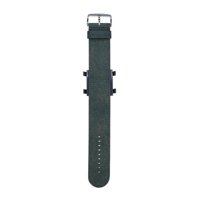 STAMPS dunkelgrünes Armband aus Holzfasern