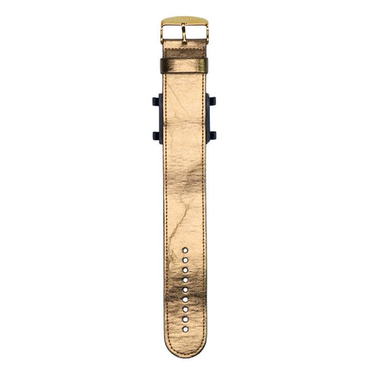STAMPS goldenes Armband aus Holzfasern