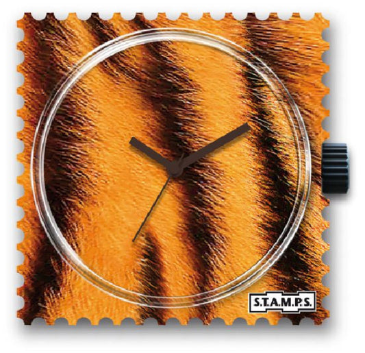 STAMPS Uhr Briefmarke Tiger Fell