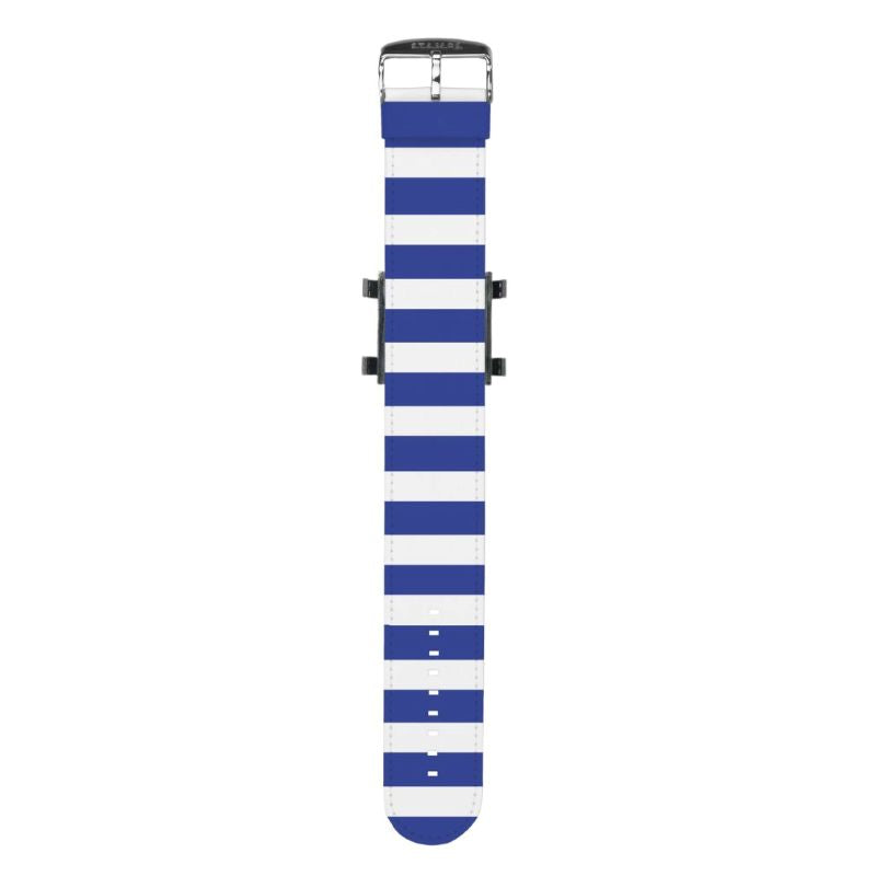 gestreiftes STAMPS Armband blau und weiss