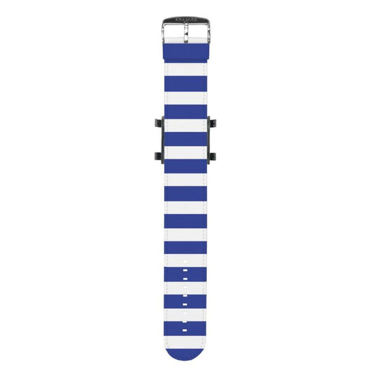 gestreiftes STAMPS Armband blau und weiss