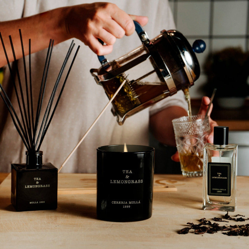 Kerze Tea and Lemongrass Ambiente