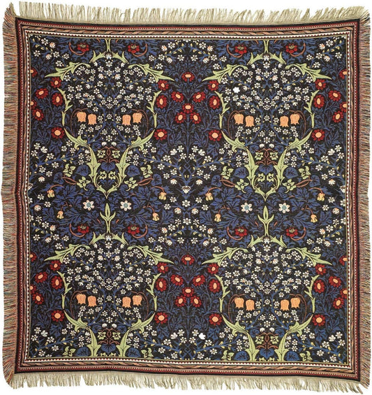 Gobelin Tischdecke Schwarzdorn William Morris 140x140