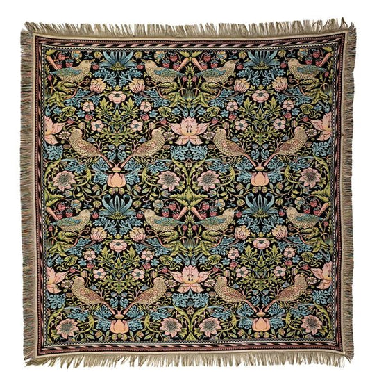 Gobelin Tischdecke Erdbeerdiebe William Morris 140x140