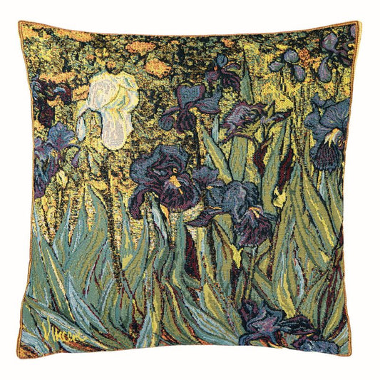 Gobelin Kissenhülle „Irises“ nach Van Gogh – 45x45 cm