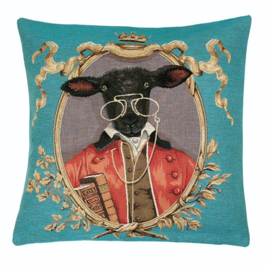 Kissenhülle Schwarzes Schaf Lehrer – Gobelin 45x45