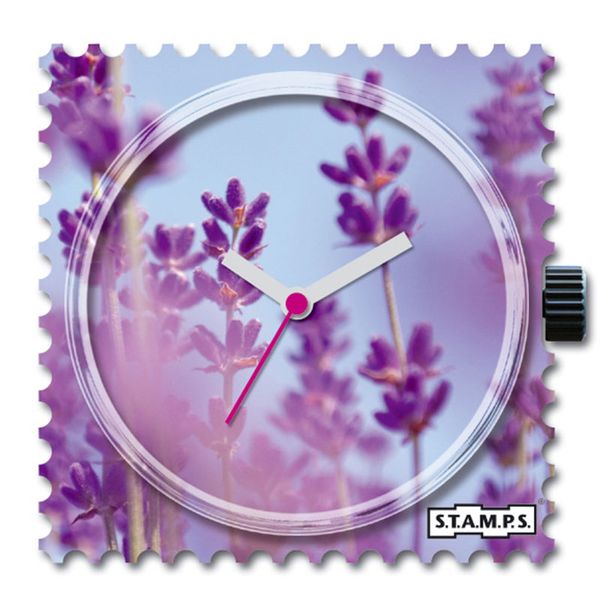 Stamps Uhr Lavanda Motiv Lavendel