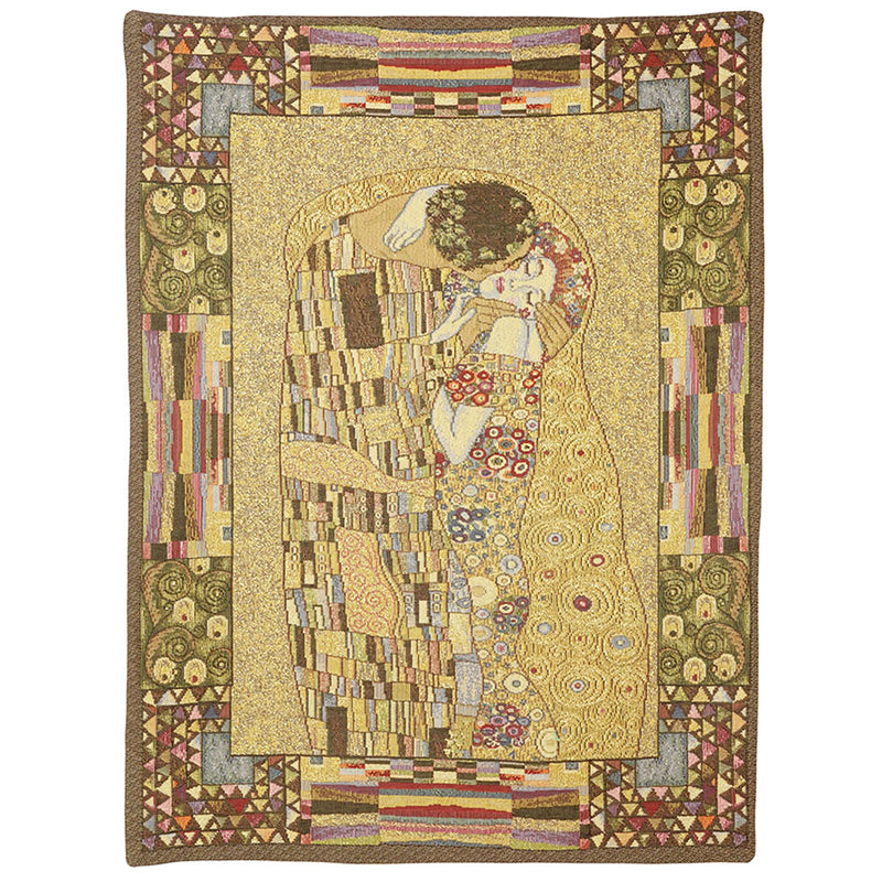 Gobelin Wandbehang der Kuss nach Klimt