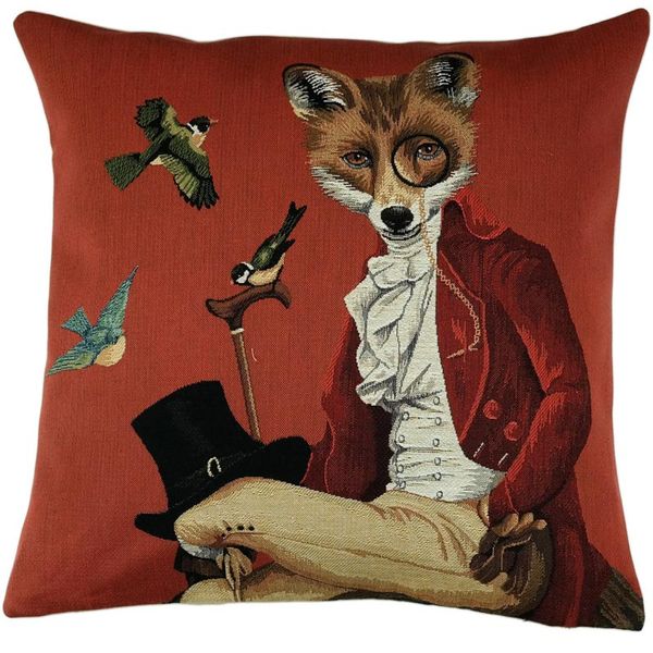 Kissenhülle Fox Rot Gobelin 45 x 45 cm