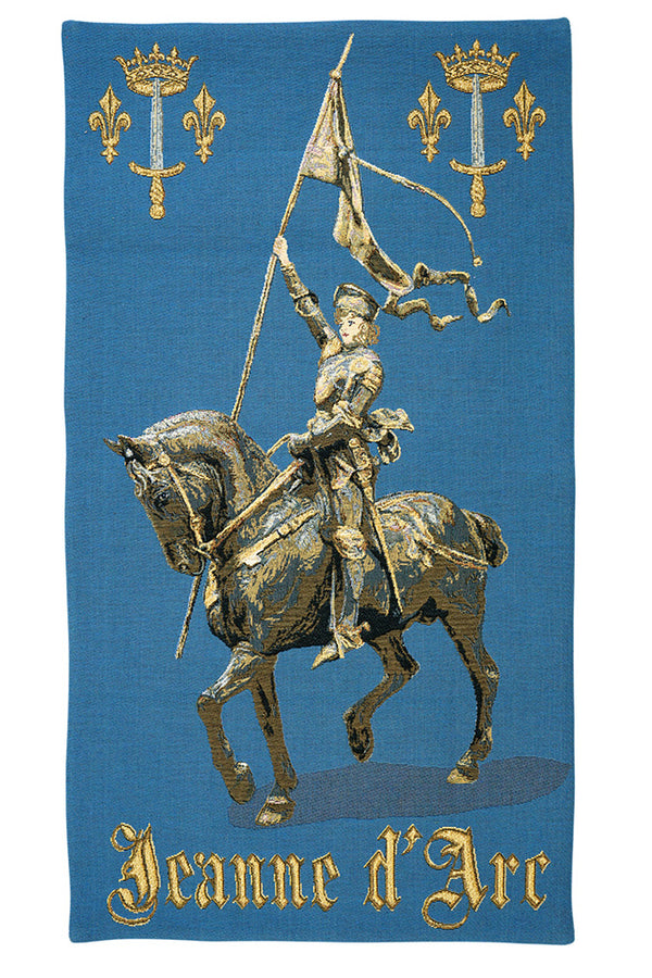 Wandbehang Reiter Pferd Gobelin 85 x 45 cm