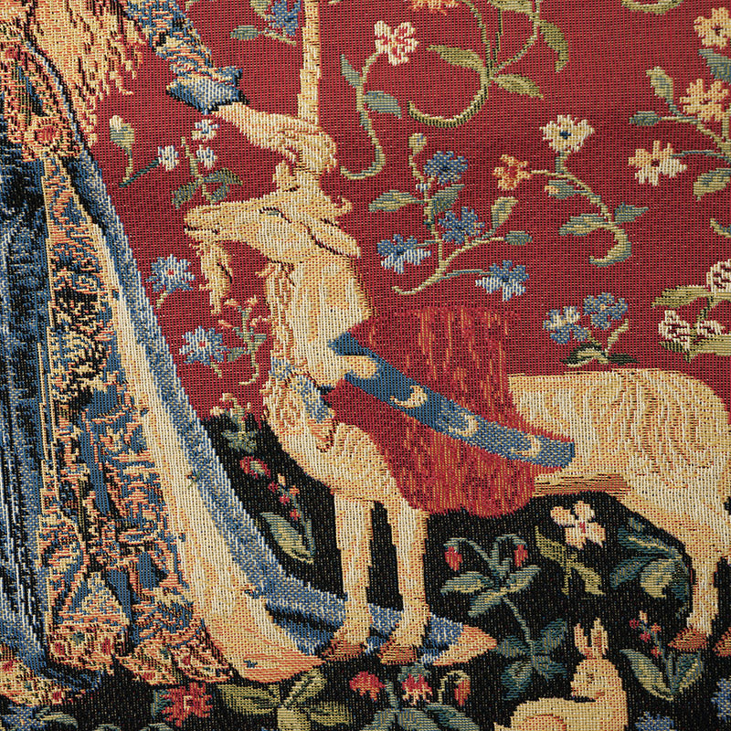 Belgian Tapestries  Kissenhülle 45 x 45 cm Unicorn - the Touch Gobelinkissen Belgian Tapestries 