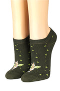 CRÖNERT Damen Sneakersocken Flying Cats 11934