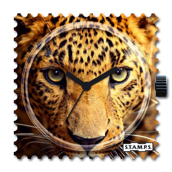 Stamps Uhr Leopard see you